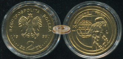 Польша. 2 злотых. 1999 (Unc)