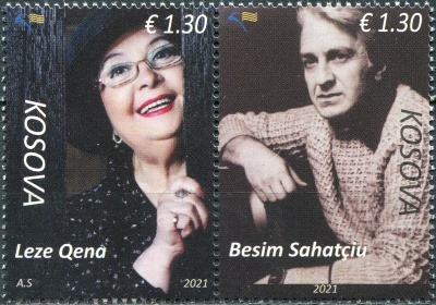 Косово. 2021. Косовские легенды кино (Сцепка. MNH OG)