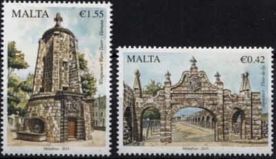 Мальта. 2015. Акведуки (Серия. MNH OG)