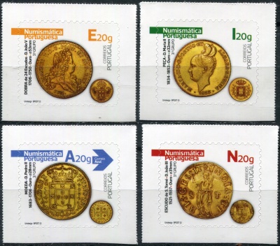 Португалия. 2022. Португальская нумизматика (III) (Серия Почтовых марок. MNH OG)