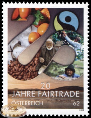 Австрия. 2013. 20 лет Австрийской Ярмарке (Почтовая марка. MNH OG)