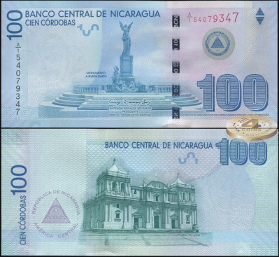 Никарагуа. 100 кордоб (Unc) 2012