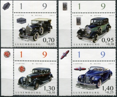 Люксембург. 2017. Старинные автомобили (IV) (Серия. MNH OG)
