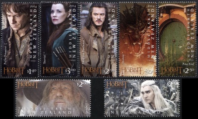 Новая Зеландия. 2014. Хоббит: Битва пяти армий (Серия. MNH OG)