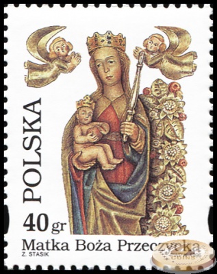 Польша. 1996. Костел Успения Пресвятой девы Марии в Пшечице (Почтовая марка. MNH OG)