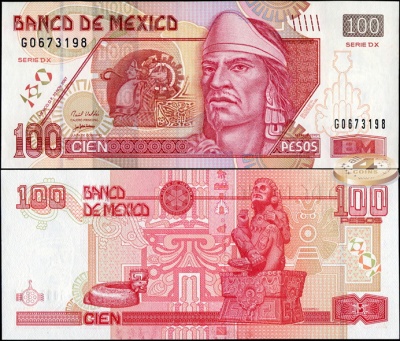 Мексика. 100 песо (Unc) 2007
