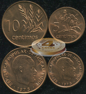 Мозамбик. Набор №4 (2 монеты) 1975