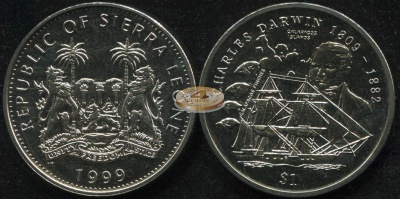 Сьерра Леоне. 1 доллар. 1999 (Unc)