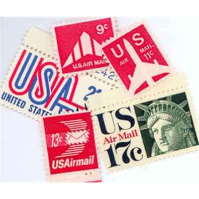 США. Набор марок авиапочты. 1971-73 (5 шт., Негашенные)