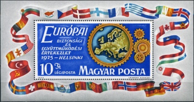 Венгрия. 1975. Конференция по безопасности и сотрудничеству в Европе, Хельсинки (Блок. MNH OG)