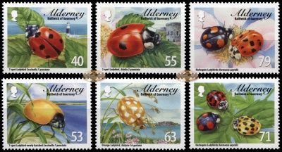 Олдерни. 2014. Божьи коровки (Серия. MNH OG)