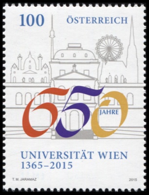 Австрия. 2015. 650 лет Университету Вены (Почтовая марка. MNH OG)
