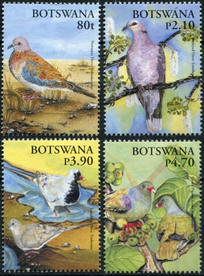 Ботсвана. 2005. Голуби (Серия. MNH OG)