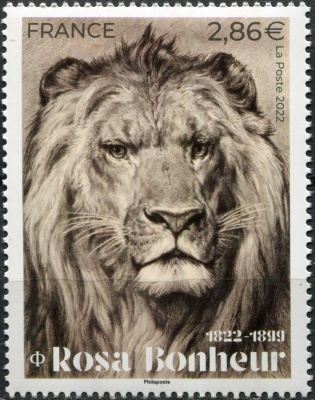Франция. 2022. Роза Бонёр, художница (Почтовая марка. MNH OG)