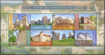 Венгрия. 2021. Замки в Венгрии (Почтовый блок. MNH OG)