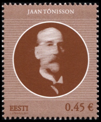 Эстония. 2013. Яан Тыниссон (1868-1941) (Почтовая марка. MNH OG)