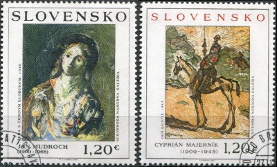 Словакия. 2009. Произведения искусства: картины (Серия. CTO Гашеная)