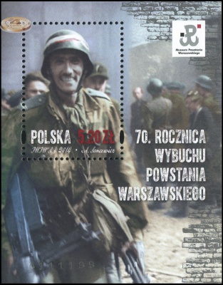 Польша. 2014. 70 лет со дня Варшавского Восстания (Блок. MNH OG)
