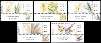 Намибия. 2011. Травы Намибии (Серия. MNH OG)