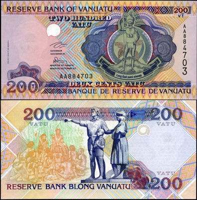 Вануату. 200 вату (Unc) 1995
