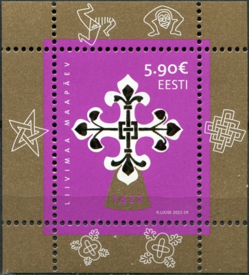 Эстония. 2022. 600-летие Ливонского сейма (Почтовый блок. MNH OG)