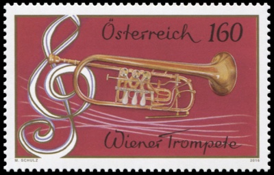 Австрия. 2016. Венская Труба (Почтовая марка. MNH OG)