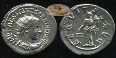 Римская Империя. Гордиан III. антониниан (XF)