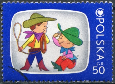 Польша. 1975. Болек и Лёлик (Почтовая марка. CTO Гашеная)