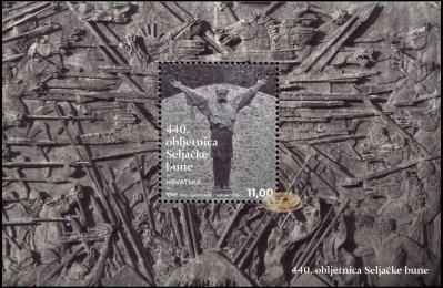 Хорватия. 2013. 440 лет Крестьянскому восстанию (Блок. MNH OG)