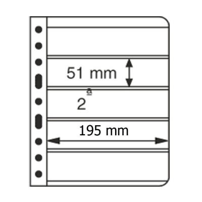 Лист Vario на 5 ячеек [1 шт] (Leuchtturm)