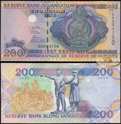 Вануату. 200 вату (Unc) 2007