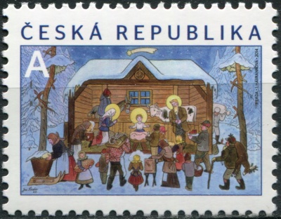 Чехия. 2014. Рождество (Почтовая марка. MNH OG)