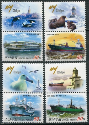 КНДР. 2013. Корабли (I) (Серия Почтовых марок. MNH OG)