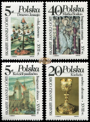 Польша. 1986. Сокровища монастыря Ясна Гора (Серия. MNH OG)