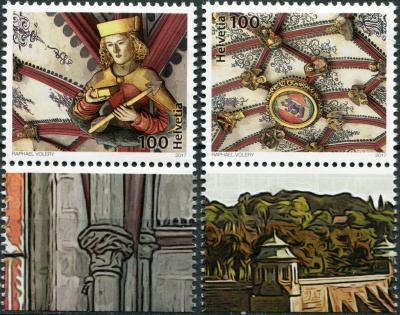 Швейцария. 2017. 500 лет Бернскому кафедральному собору  (Серия. MNH OG)