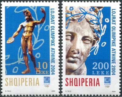 Албания. 2004. Летние Олимпийские игры 2004 года - Афины (Серия Почтовых марок. MNH OG)