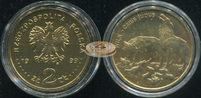 Польша. 2 злотых. 1999 (Unc)