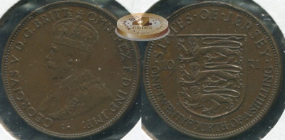 Джерси. 1/24 шиллинга. 1931 (aUnc/Unc)
