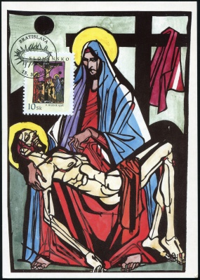 Словакия. 2007. Распятие на кресте (Картмаксимум. Мint)