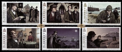Олдерни. 2009. Шерлок Холмс (Серия. MNH OG)