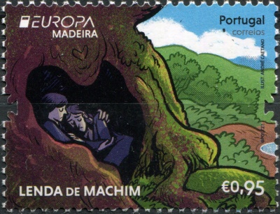 Мадейра. 2022. Легенда о Мачиме (Почтовая марка. MNH OG)