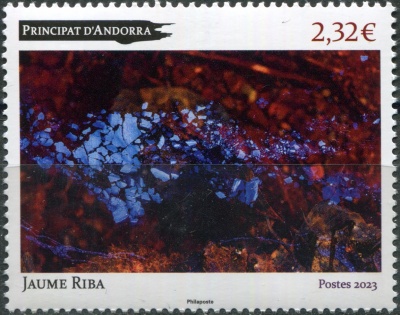 Андорра Французская. 2023. Жауме Риба, фотограф (Почтовая марка. MNH OG)