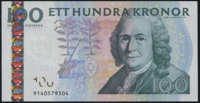 Швеция. 100 крон (Unc) 2009