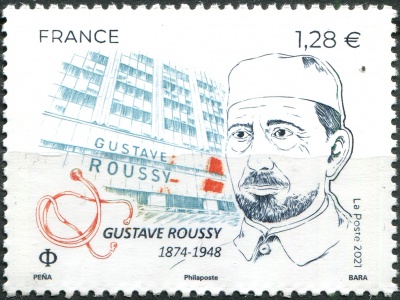 Франция. 2021. Густав Русси (1874-1948), невролог (Почтовая марка. MNH OG)