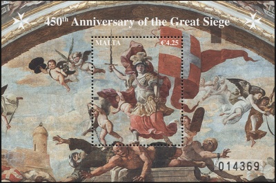 Мальта. 2015. 450 лет Великой Осаде Мальты (Блок. MNH OG)