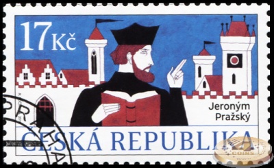 Чехия. 2016. Иероним Пражский [1379 -1416] чешский реформатор (Почтовая марка. CTO Гашеная)