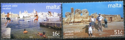 Мальта. 2004. Отдых на Мальте (Серия Почтовых марок. MNH OG)