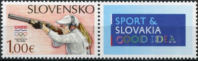 Словакия. 2016. Летние Олимпийские игры в Рио де Жанейро (Сцепка. MNH OG)