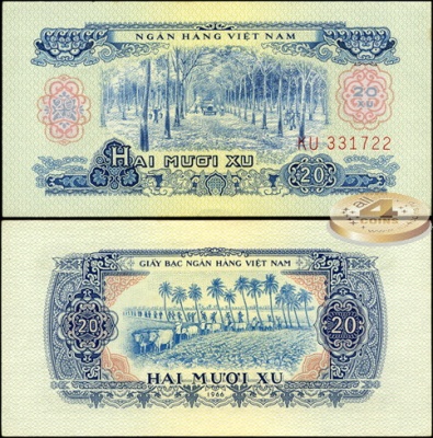Вьетнам Южный. 20 су (Unc) 1966