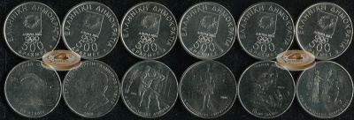 Греция. Набор №4 (6 монет. Unc) 2000